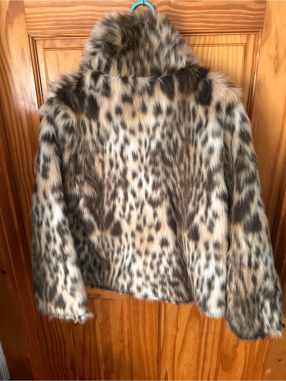 NWT Jason Wu Leopard-Print faux fur &faux leather jacket - Picture 13 of 13